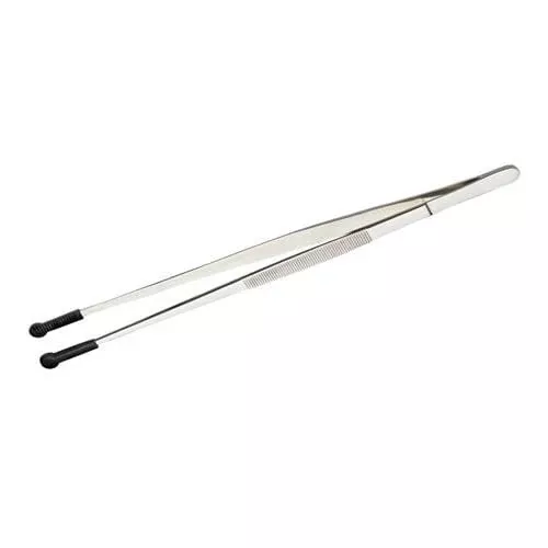 RSVP Endurance Silicone Tipped Stainless Steel Cooking Tweezers