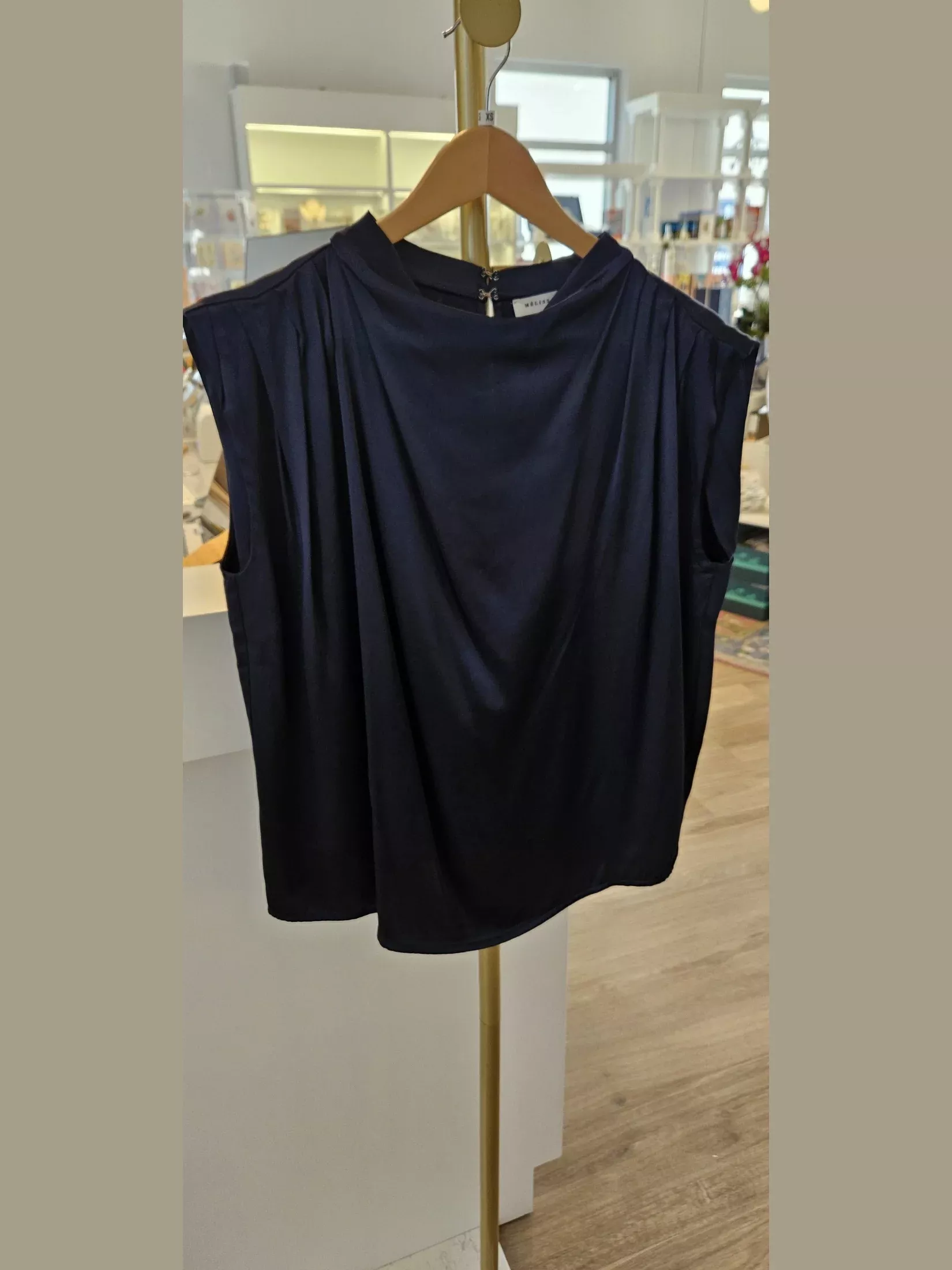 Sevan Satin Sleeveless Top
