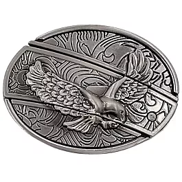 Soaring Eagle Design Hidden Knife Belt Buckle