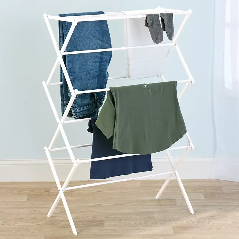 Space-Saving Laundry Helper Drying Rack