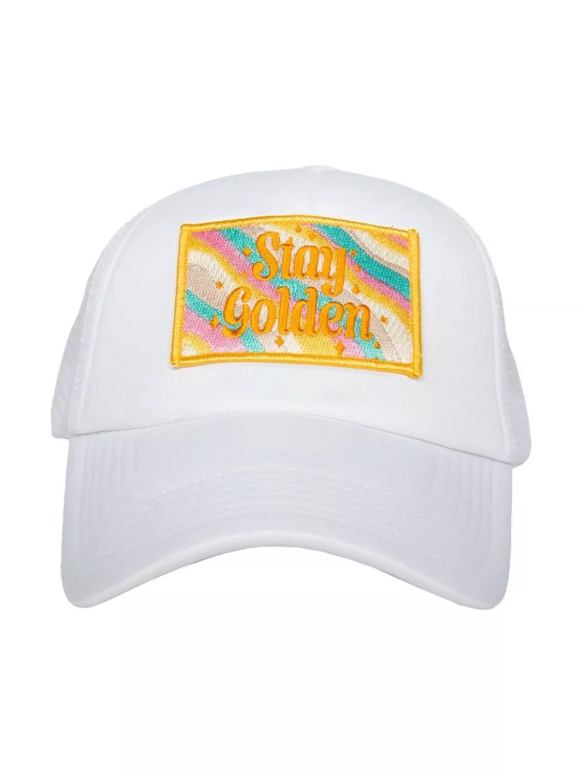 Stay Golden Trucker Hat (White Foam)