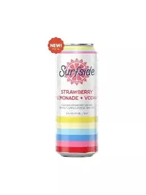 Surfside Strawberry Lemonade 12oz Can