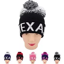 Texas Winter Unisex Beanie with Pom Pom