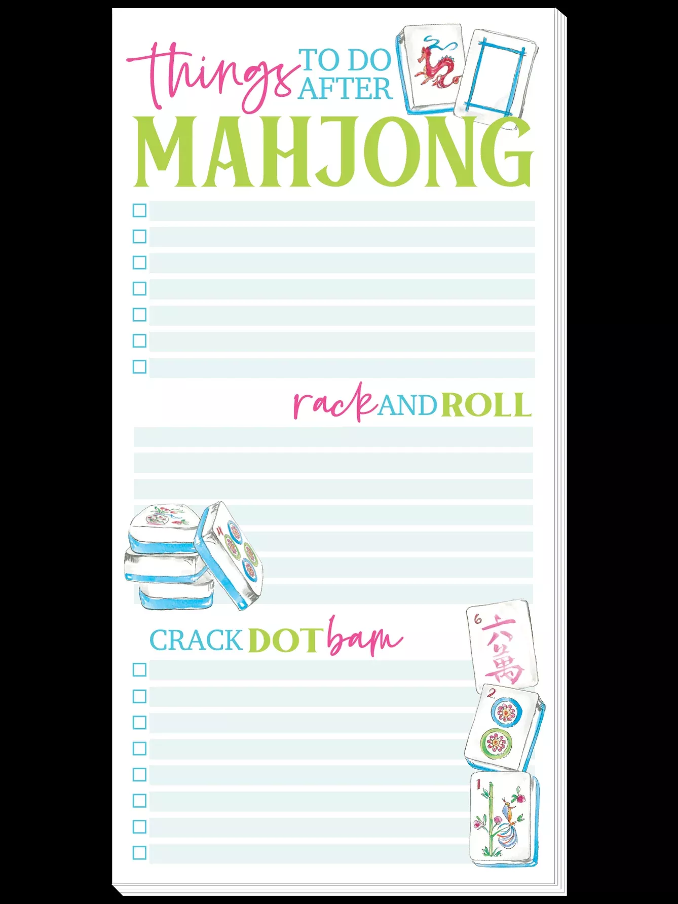 Things To Do After Mahjong Large Pad