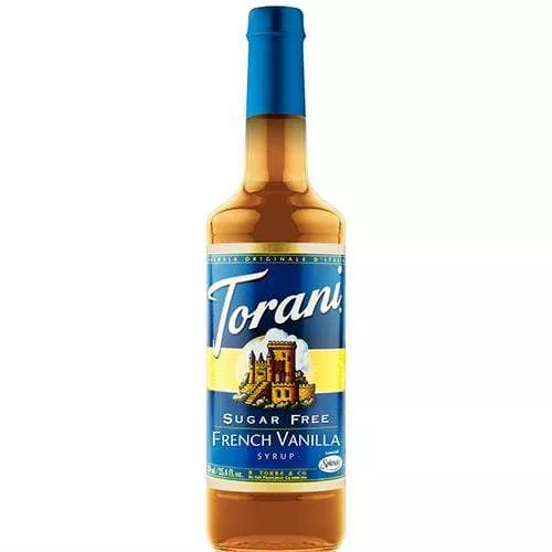 Torani Sugar Free French Vanilla Syrup 750 ML