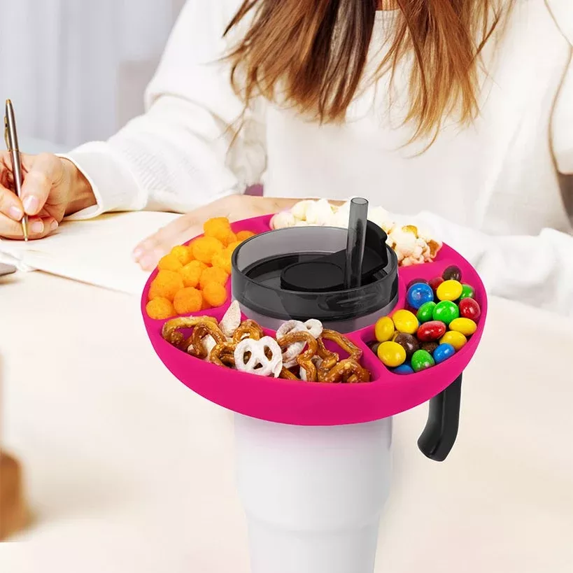 Tumbler Topper Divided Snack Bowl