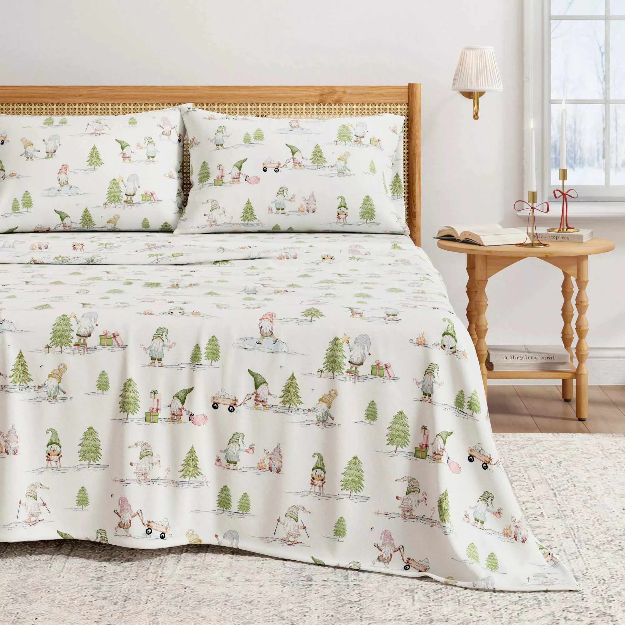 Turkish Cotton Flannel Sheet Set - Elevated Holiday Collection