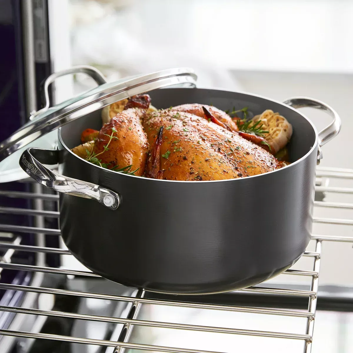 Valencia Pro 5 Quart Stock Pot & Lid by GreenPan