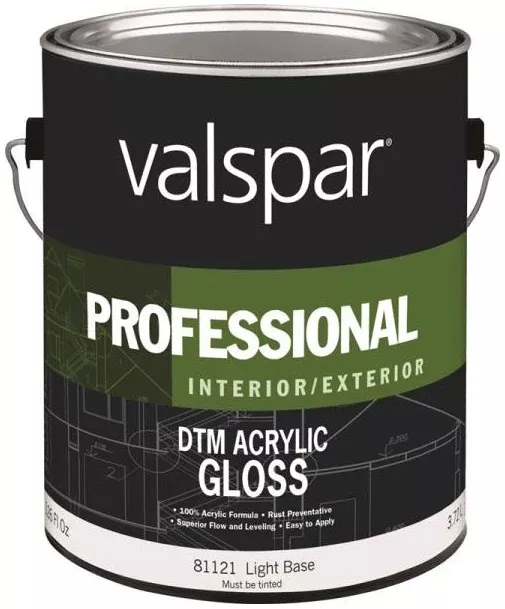 Valspar 81121 Professional Direct To Metal Acrylic Paint, Gallon