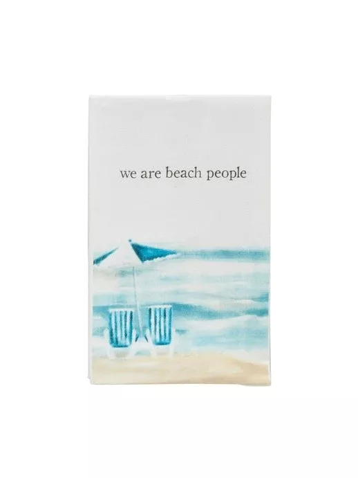 "we are beach people" Towel