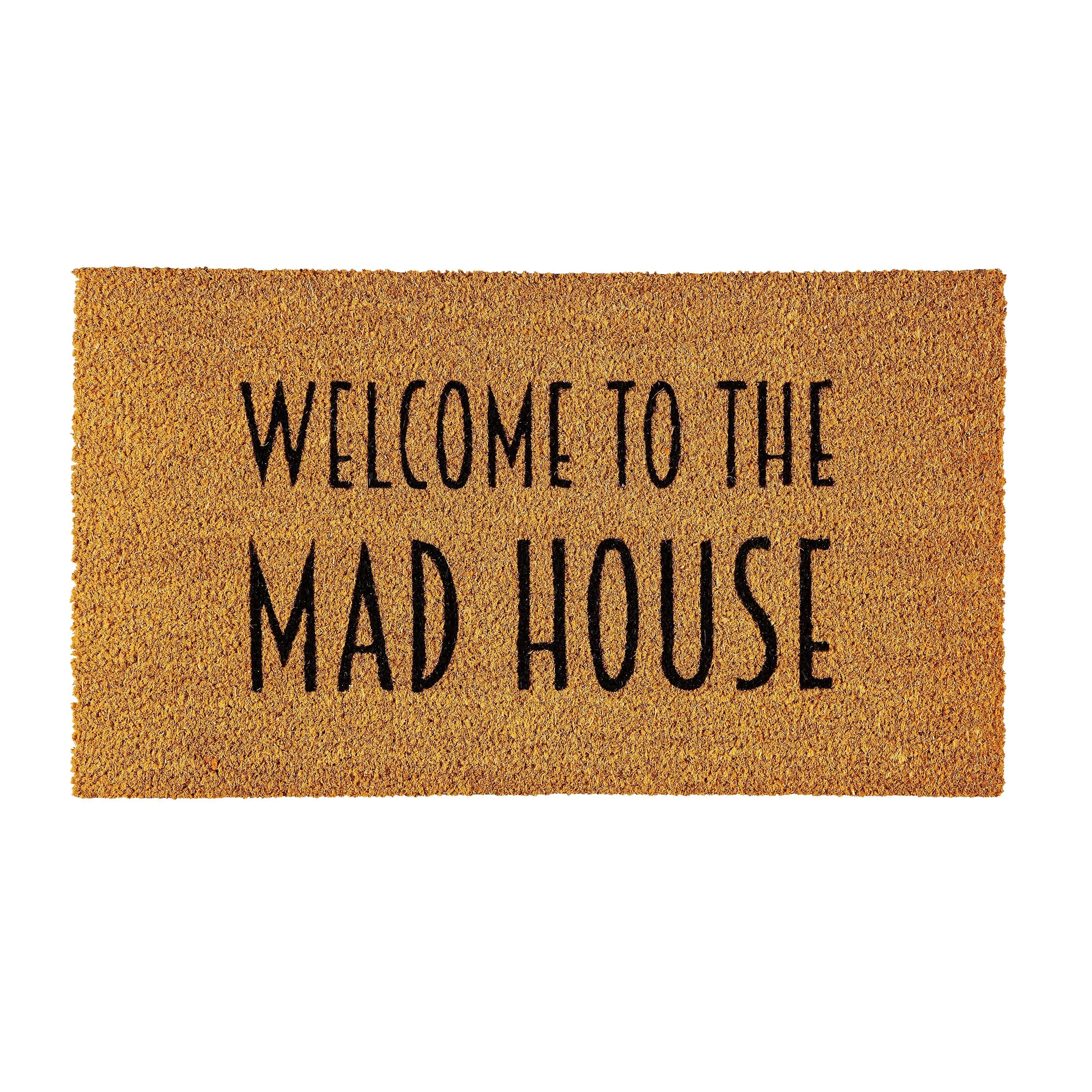 Welcome to the Mad House Coir Mat