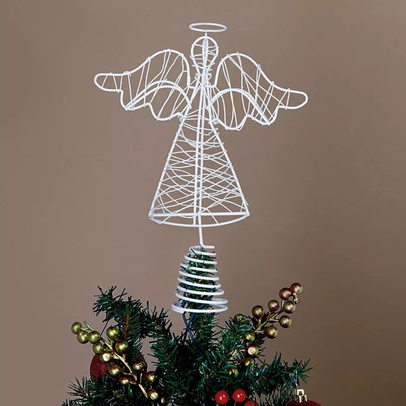 White Angel Tree Topper