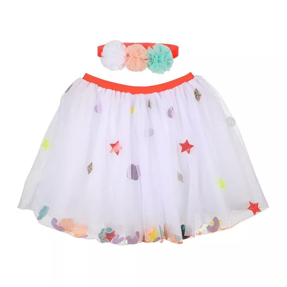 White Sequin Tutu