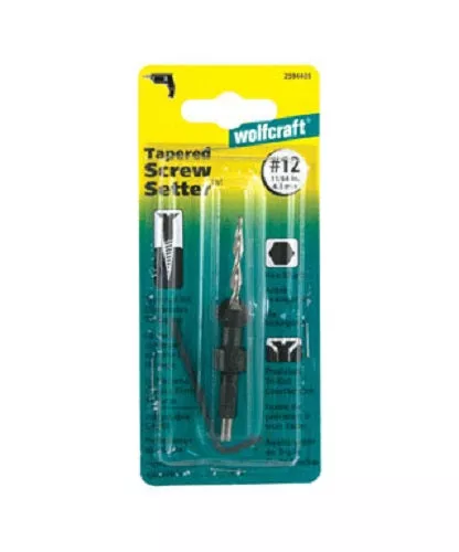 Wolfcraft 2594 Wood Screw Setter, #12