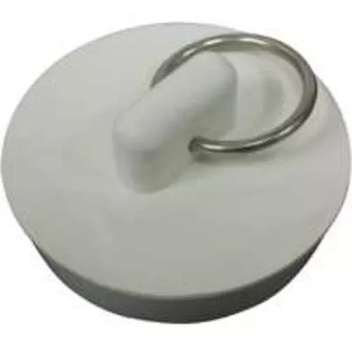 Worldwide Sourcing PMB-105 Rubber Sink Stopper,1-1/4", White