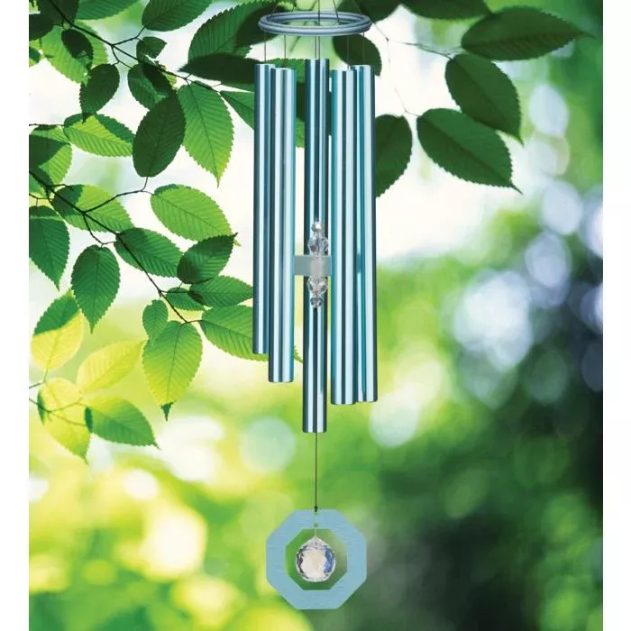 Zen Crystal Chime 22" - Blue
