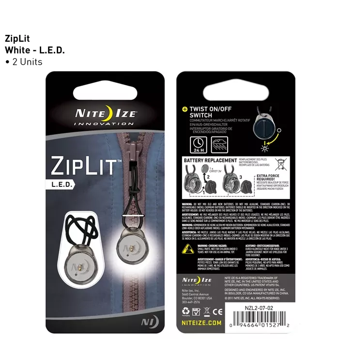 ZipLit LED Zipper Pull