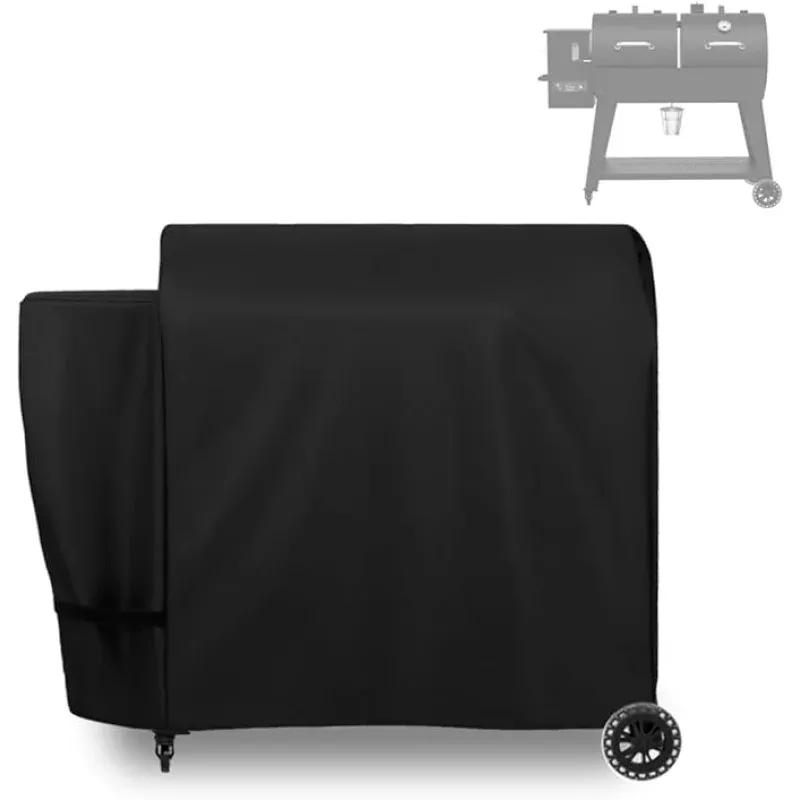 ZJYWSCH Grill Cover for Pit Boss Charcoal Pellet Combo Grill PB1230PC, PitBoss 1230PC Pellet Charcoal Combo Grill Cover Heavy Duty Waterproof for Louisiana 1200 Black Label LG1200BL